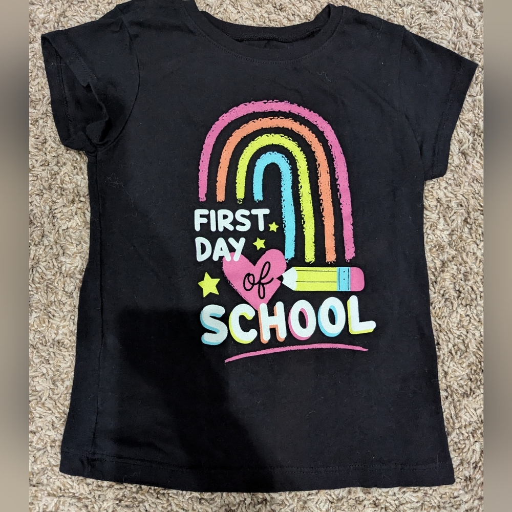 New 5/6 first day of school shirt rainbow pencil